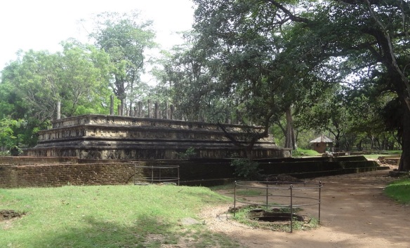 Council Chamber remains of Polonnaruwa