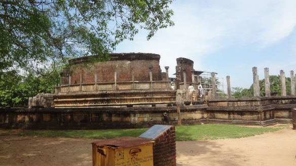 Famous circular temple Vatadage, Quadrangle Polonnaruwa