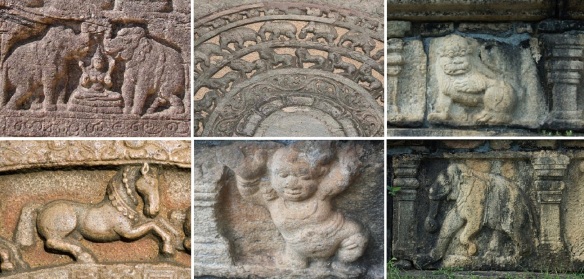 Unique reliefs from the Quadrangle Polonnaruwa